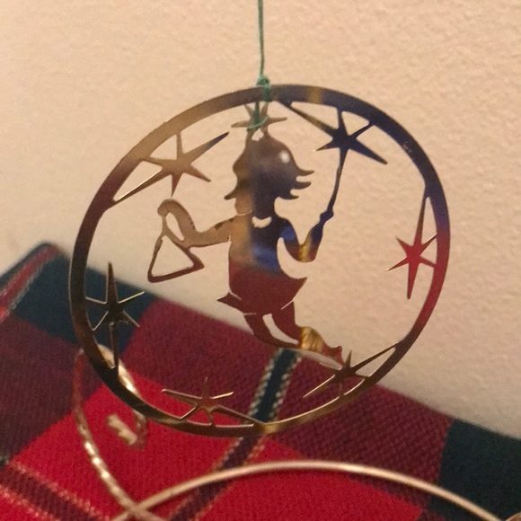 4 Vintage Brass Musicians Spinner Ornaments - Picture 5 of 8